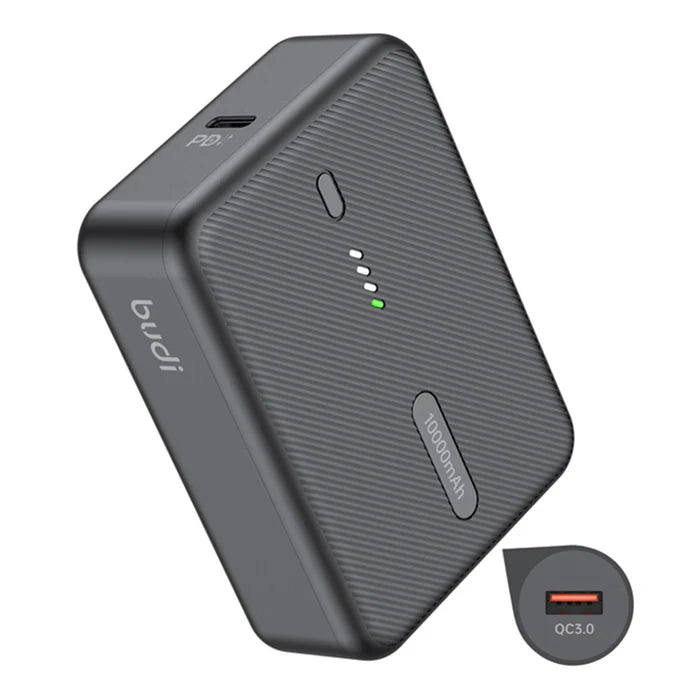 Budi 10000 mAh 20W PD Mini Pocket Power Bank