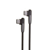 Budi 65W Type C to Type C L-Shaped Fast Charging Sync Cable 1.5M