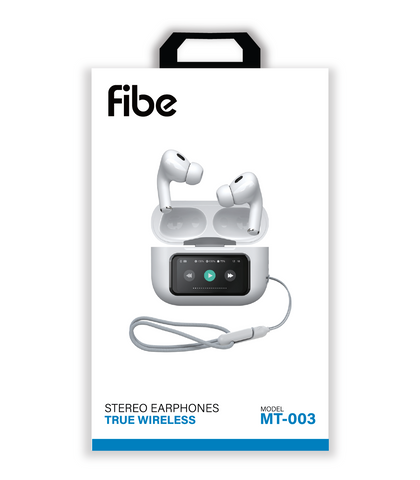 Fibe LCD Screen Active Noise Cancellation Wireless Earphones