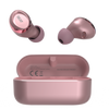 HiFuture Yacht Metal Wireless Earbuds With Wind Noise Cancellation - Pink