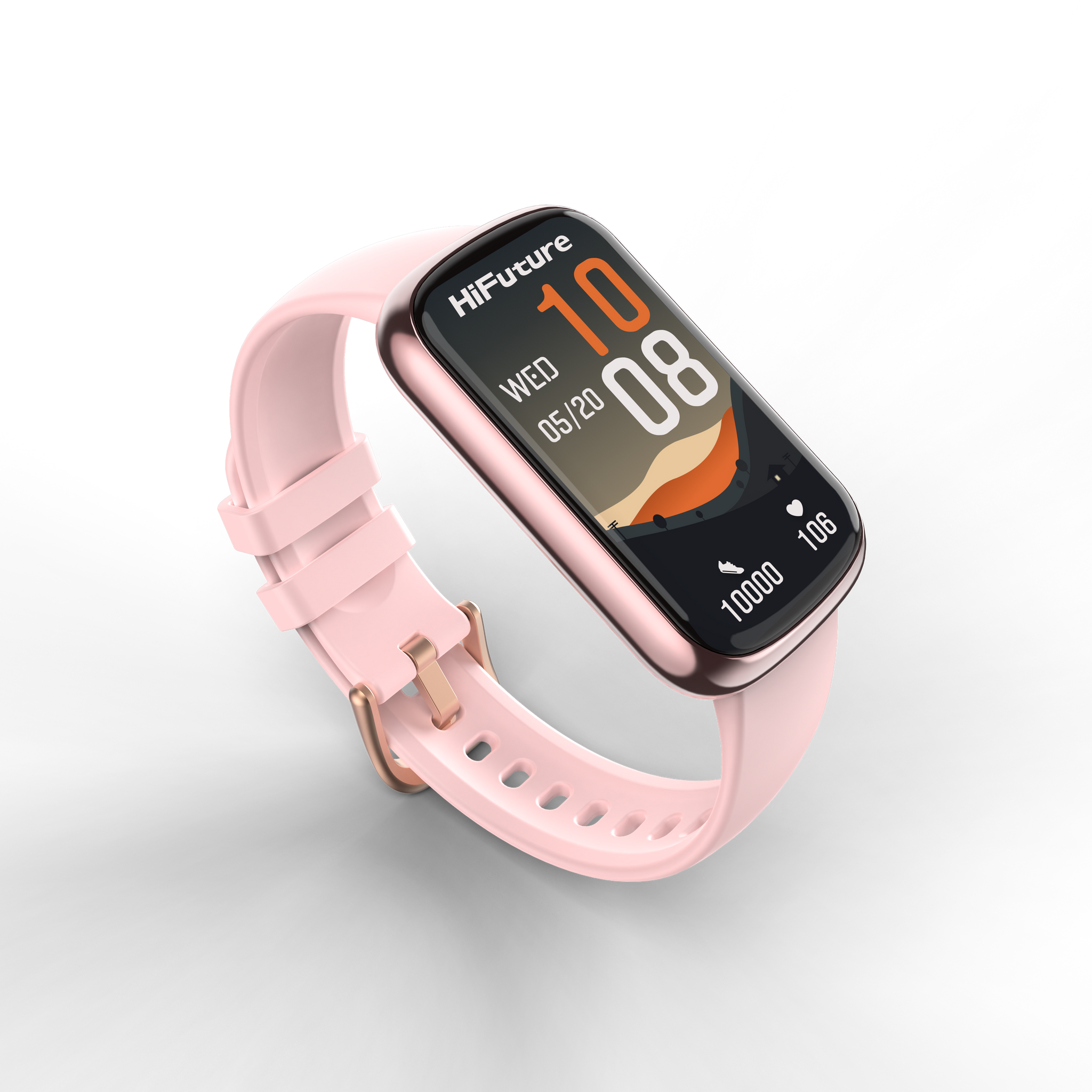 HiFuture EVO 2 Bluetooth Fashion SmartWatch - Pink