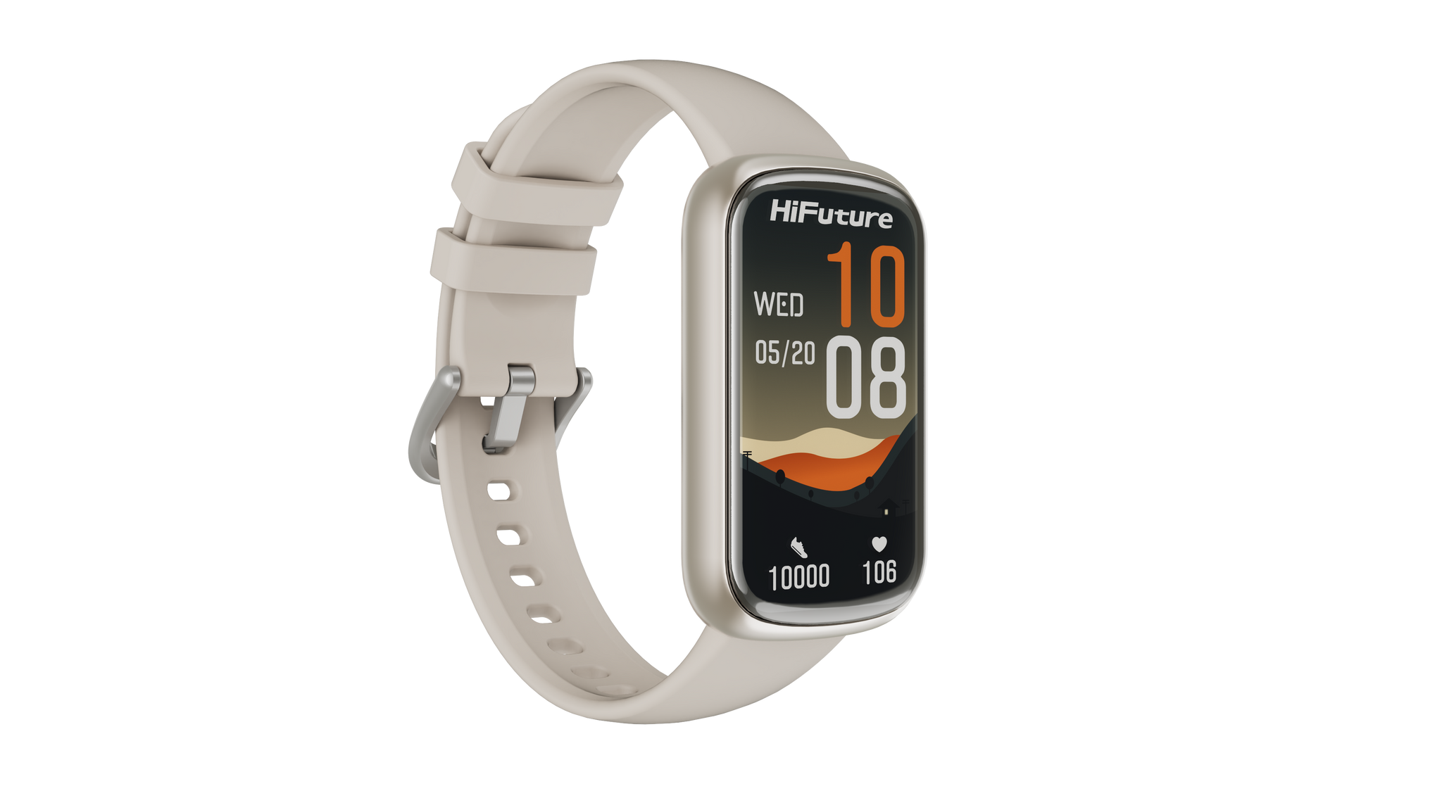 HiFuture EVO 2 Bluetooth Fashion SmartWatch - Silver Grey