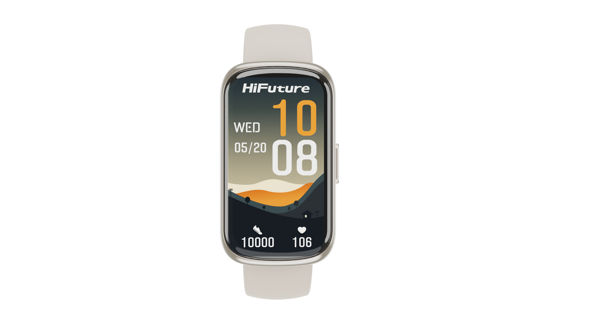 HiFuture EVO 2 Bluetooth Fashion SmartWatch - Silver Grey