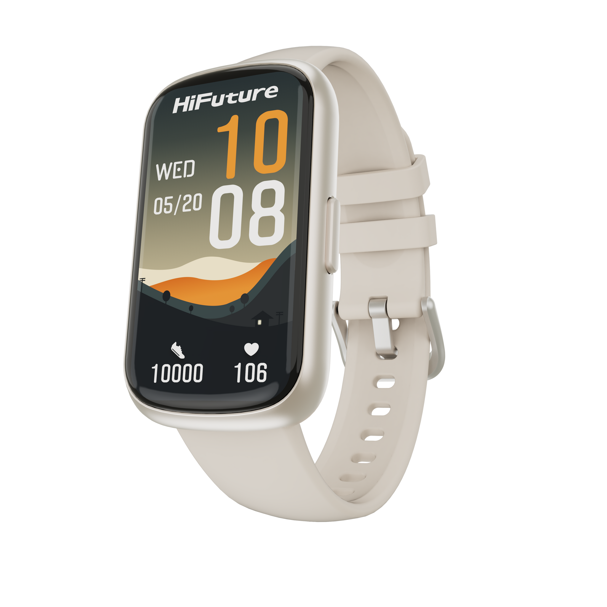 HiFuture EVO 2 Bluetooth Fashion SmartWatch - Silver Grey