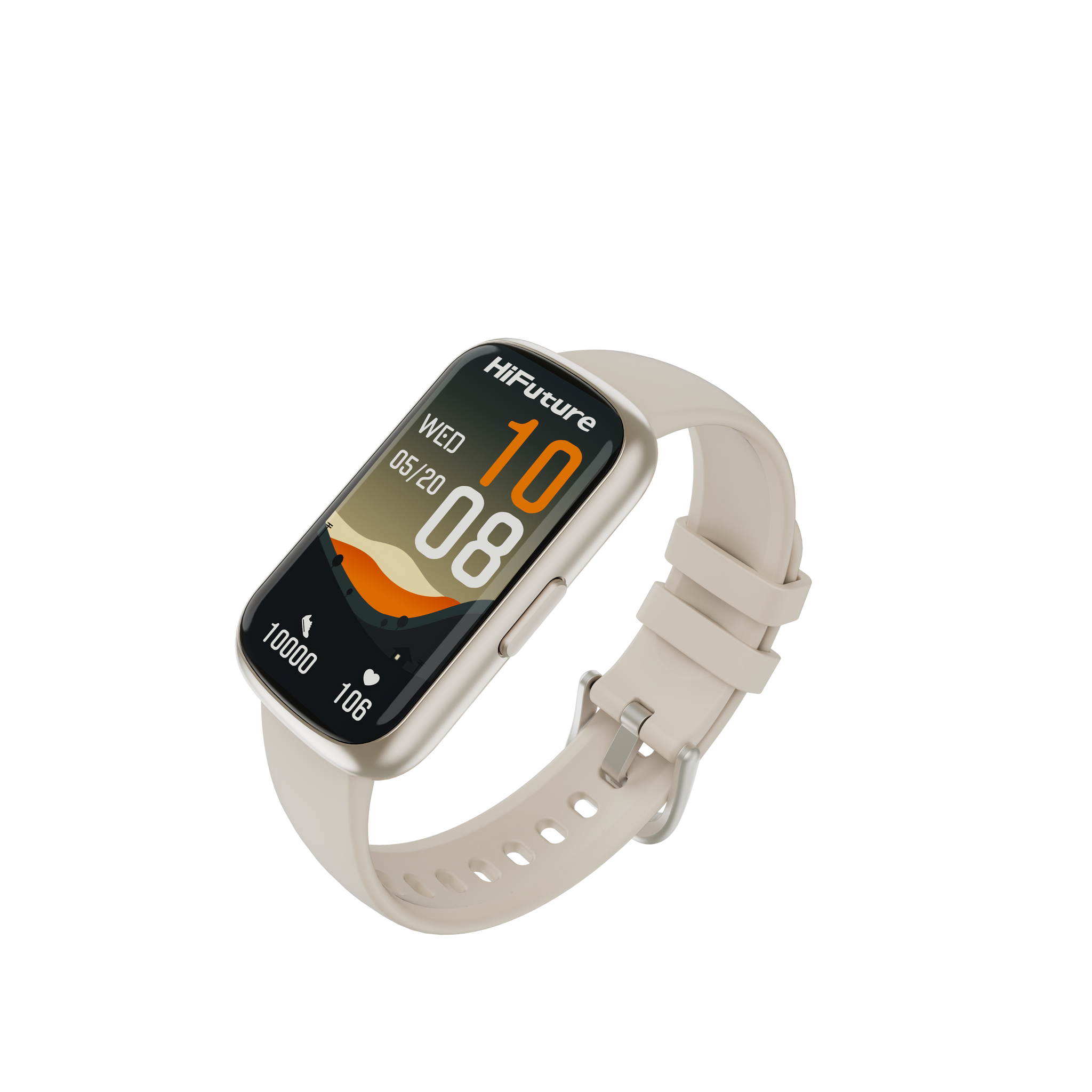 HiFuture EVO 2 Bluetooth Fashion SmartWatch - Silver Grey